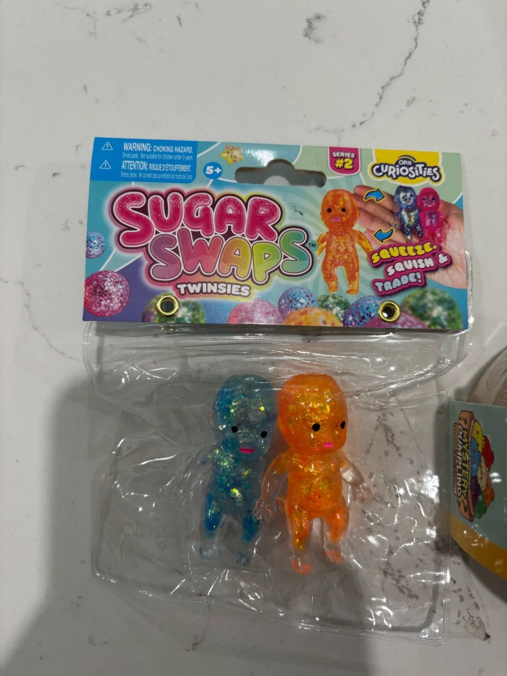 Sugar Swaps Twinsties Glitter Figures - Orange & Blue